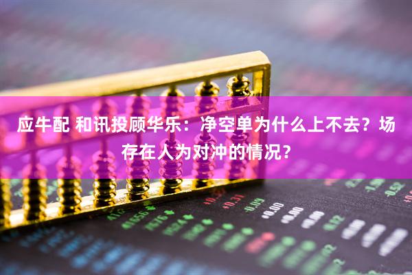 应牛配 和讯投顾华乐：净空单为什么上不去？场存在人为对冲的情况？